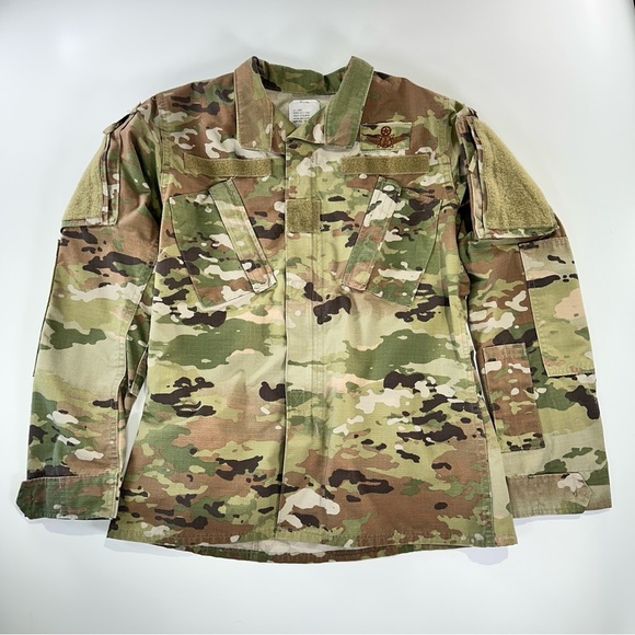 US Army insect repellent combat jacket women OCP Multicam 33 Long - Picture 2 of 12